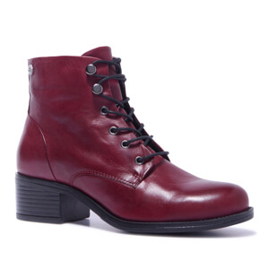 Carl Scarpa Ocean Bordo Leather Ankle Boots